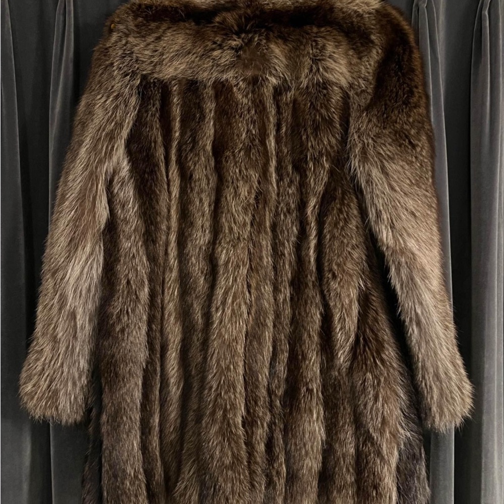 S-M size, REAL Vintage FUR jacket WITH POCKETS!! - Picture 2 of 7